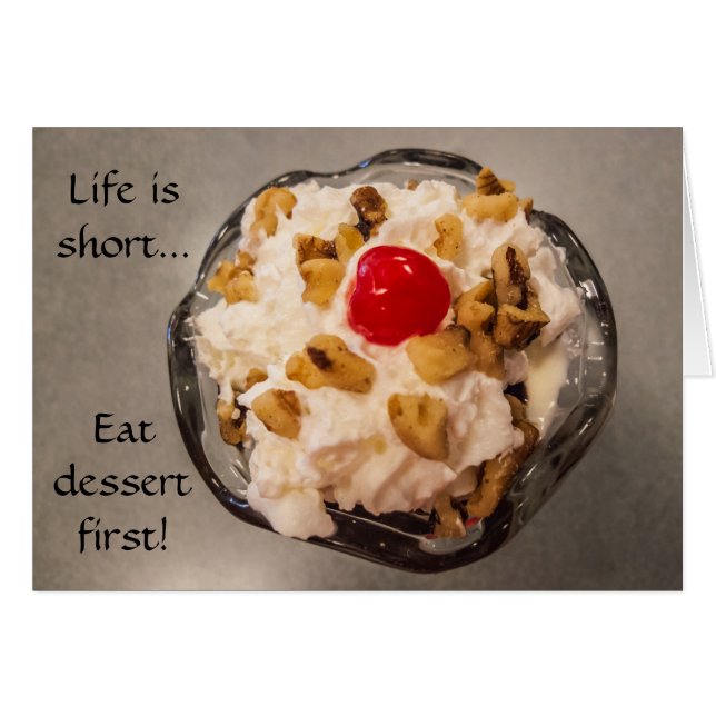 Hot Fudge Sundae - Dessert - Delicious - Yummy (Front Horizontal)