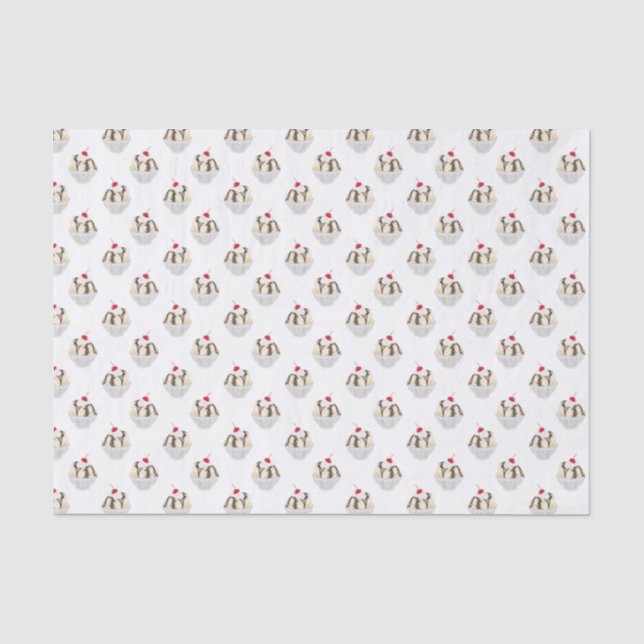 Hot Fudge Sundaes Tissue Paper (Front)