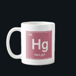 Hot Girl Coffee Mug<br><div class="desc">A clever design featuring the periodic table element symbols for a scientific twist,  with bold text 'Hot Girl' for a smart and sassy vibe.</div>