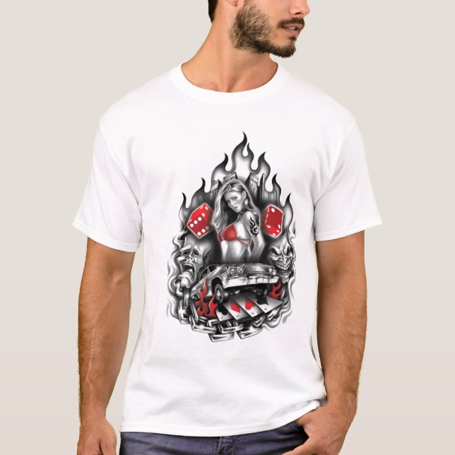 Hot girl T-Shirt (Front)