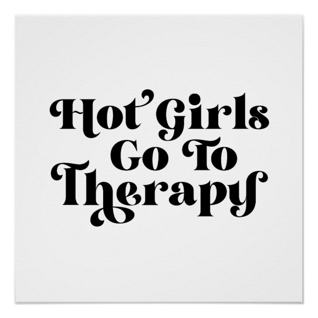 Hot Girls Go To Therapy Poster (Front)