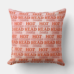 Hot Girls Read Books Throw Pillow