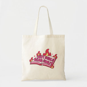 Hot girls read smut tote bag