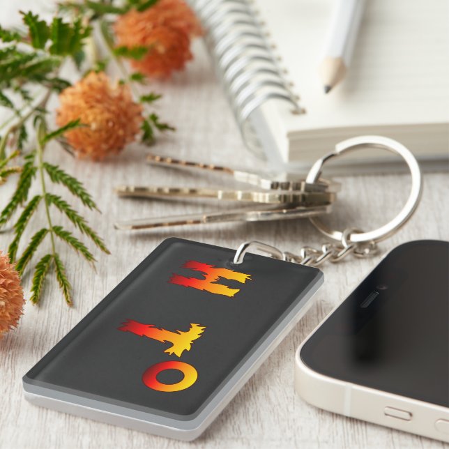 Hot | Global Warming Keychain (Front Right)