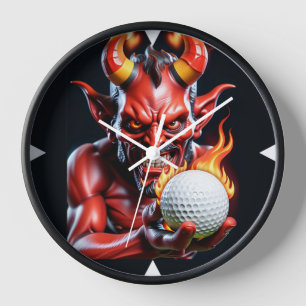 Hot Golfer - Wall Clock