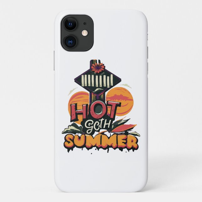 Hot Goth Summer Chic  Case-Mate iPhone Case (Back)