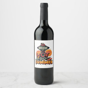 Hot Goth Summer Chic Wine Label