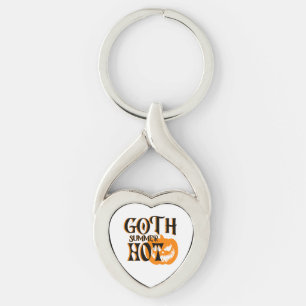 Hot Goth Summer-Horror Smiling Pumpkin Keychain