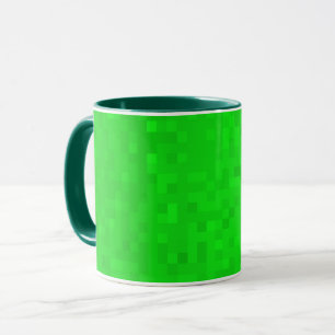 Hot Green Mosaic, Mug
