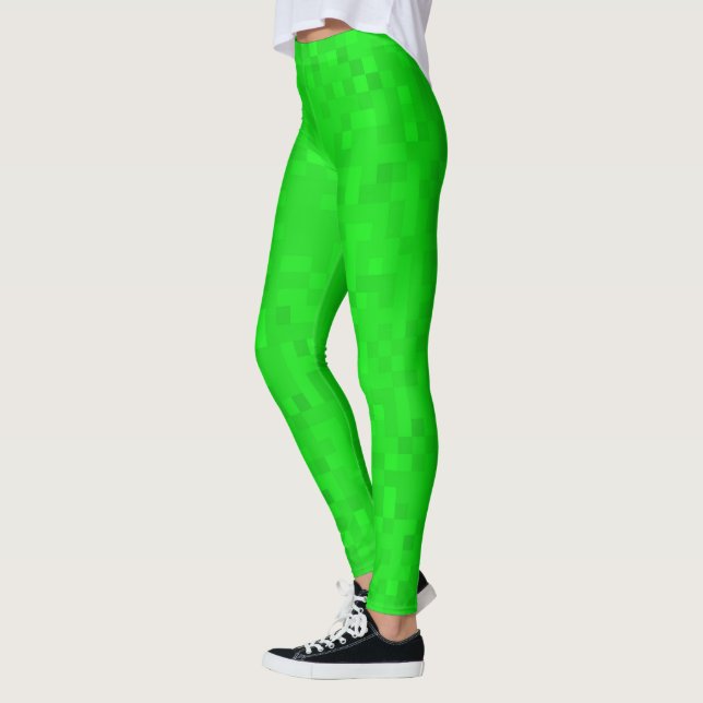 Hot Green Shimmer, Leggings (Left)