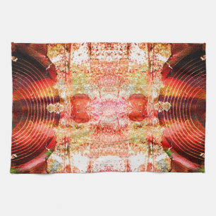Hot grunge audio speakers kitchen towel
