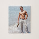 Hot Guy Bare Chest Muscular Abs Beach Shirtless Jigsaw Puzzle<br><div class="desc">Hot Guy Bare Chest Muscular Abs Beach Shirtless Man</div>
