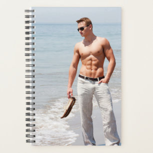 Hot Guy Bare Poitrine Musculaire Abs Beach Shirles