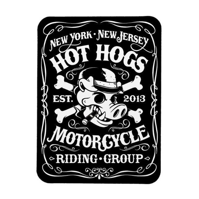 Hot Hogs 3" x 4" Magnet (Vertical)