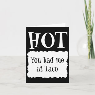 Hot - Hot Packet Halloween Taco Costume 1  Card