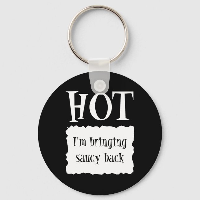 Hot - Hot Packet Halloween Taco Costume  Keychain (Front)