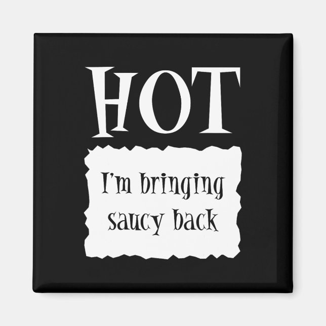 Hot - Hot Packet Halloween Taco Costume  Magnet (Front)