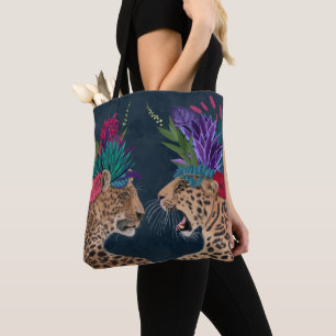 Hot House Leopards   A Couple Tote Bag