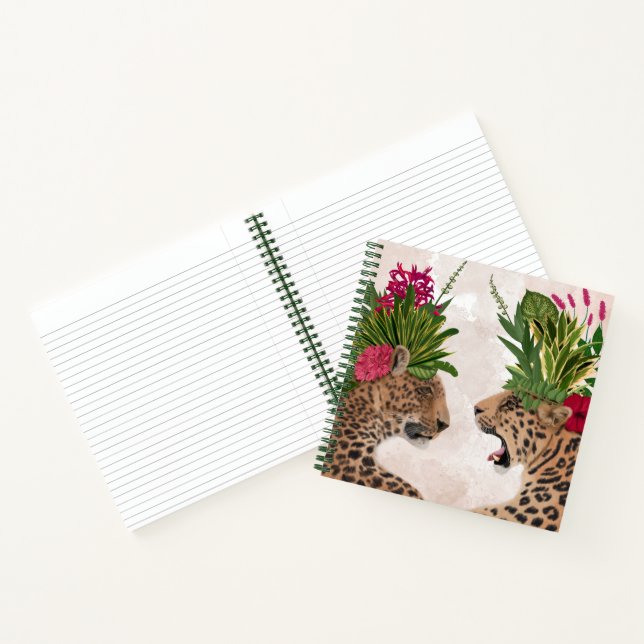Hot House Leopards | A Pair Notebook (Inside)