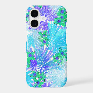 Hot House Plumeria Hawaiian Tropical - Turquoise