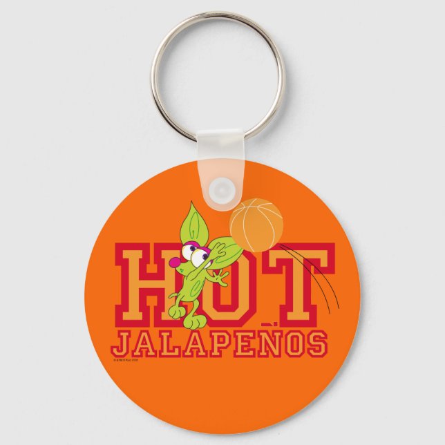 Hot Jalapenos team Keychain (Front)