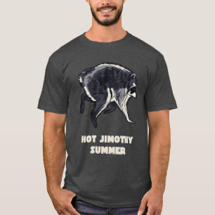 Hot Jimothy Summer Funny Raccoon Meme Animal T-Shirt