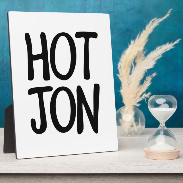 HOT JON PLAQUE (Side)