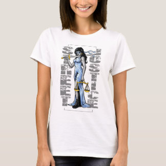 Hot Lady Justice by Street Justice T-Shirt