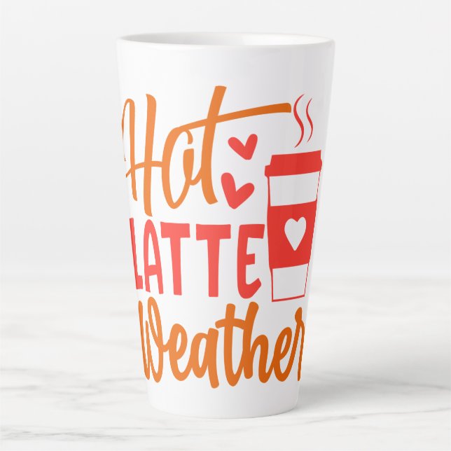 Hot Latte Weather Mug (Front)