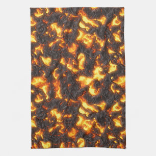 Hot Lava Kitchen Towel