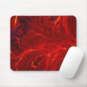 Hot Lava Surface (Style 3) Oil Painting Mouse Pad