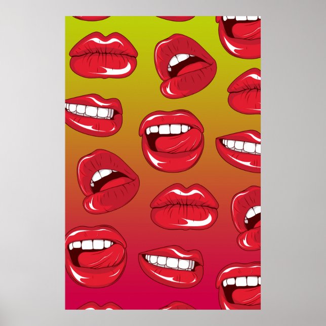 Hot Lips Poster (Front)