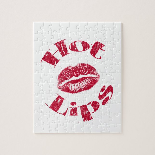 Hot Lips, Red Lips Jigsaw Puzzle (Vertical)