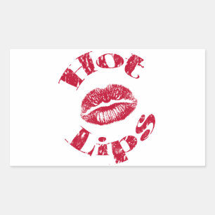Hot Lips, Red Lips Sticker