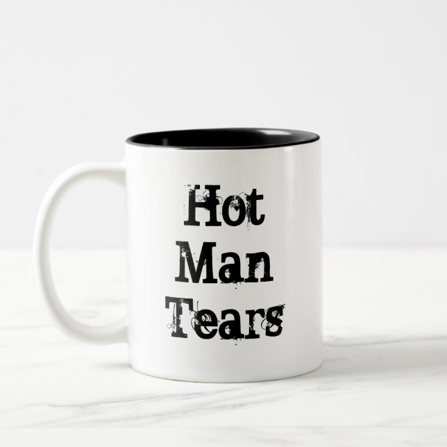 Hot Man Tears Mug (Left)