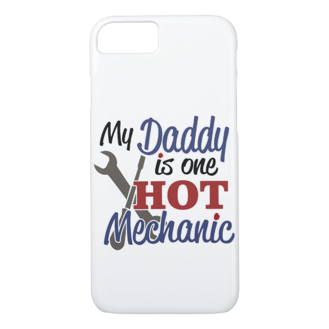 Hot Mechanic Dad Case-Mate iPhone Case (Back)