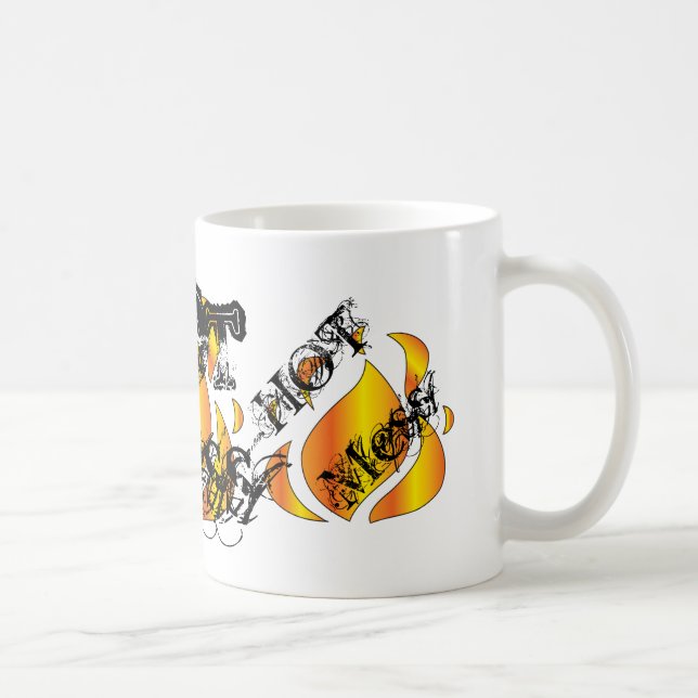Hot Mess after a Night Of Partying Coffee Mug (Right)