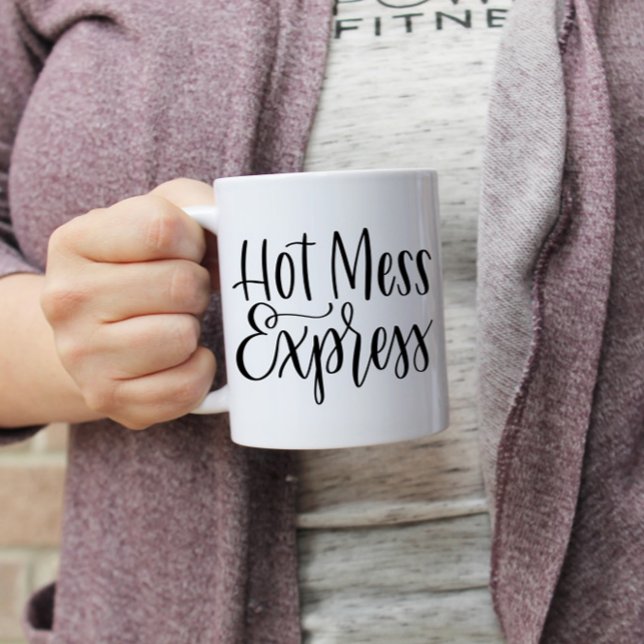 Hot Mess Express | Hand Lettered Mug (Creator Uploaded)