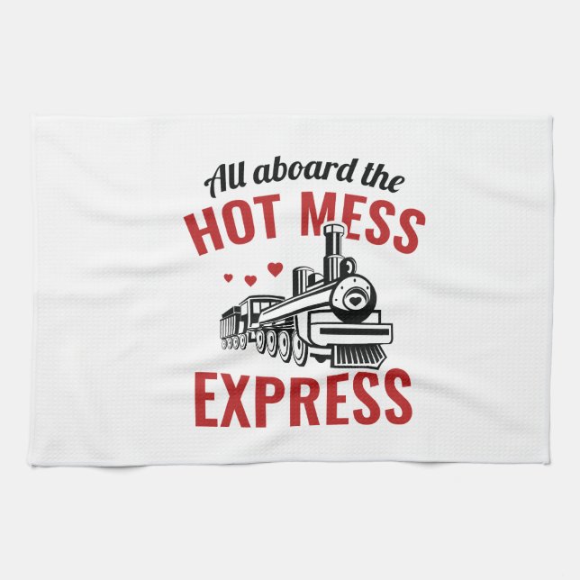 Hot Mess Express Kitchen Towel (Horizontal)