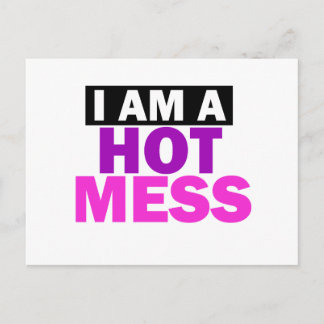 HOT MESS POSTCARD