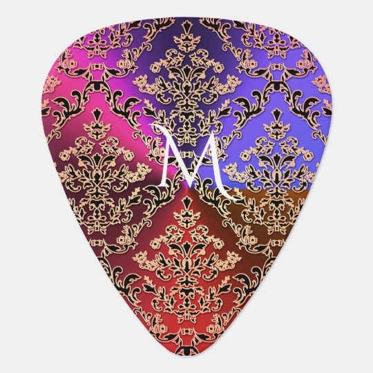 Hot Metallic Lace Guitar Pick