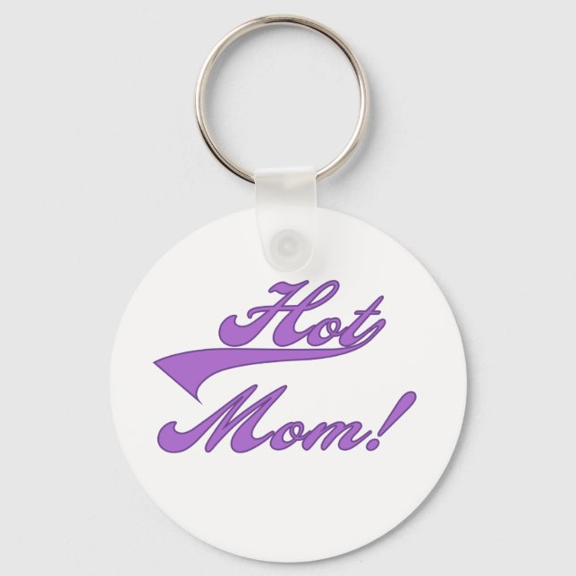 Hot Mom Keychain (Front)