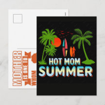 Hot mom summer sublimation vector