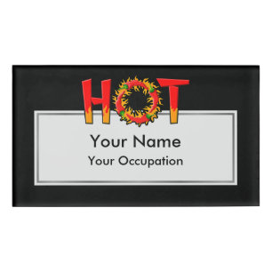 HOT NAME TAG