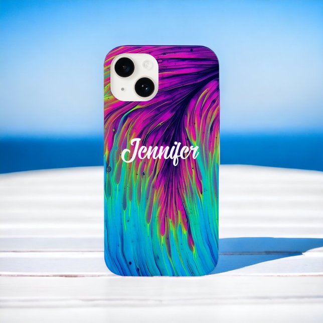 Hot Neon Colours Personalized  Case-Mate iPhone Case (Creator Uploaded)