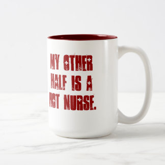 Hot Nurse Two-Tone Coffee Mug