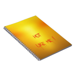 Hot Orange. Notebook
