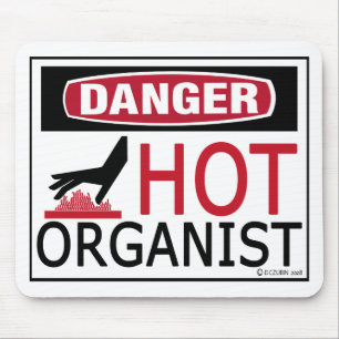 Hot Organist Mouse Pad