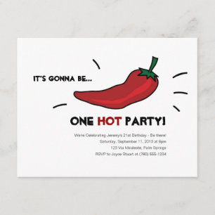 Hot Party Invitations