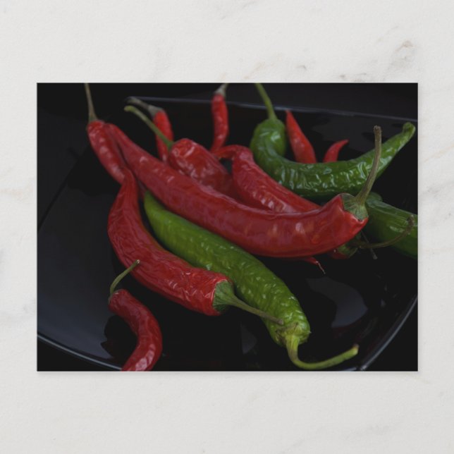 hot pepper_black postcard (Front)